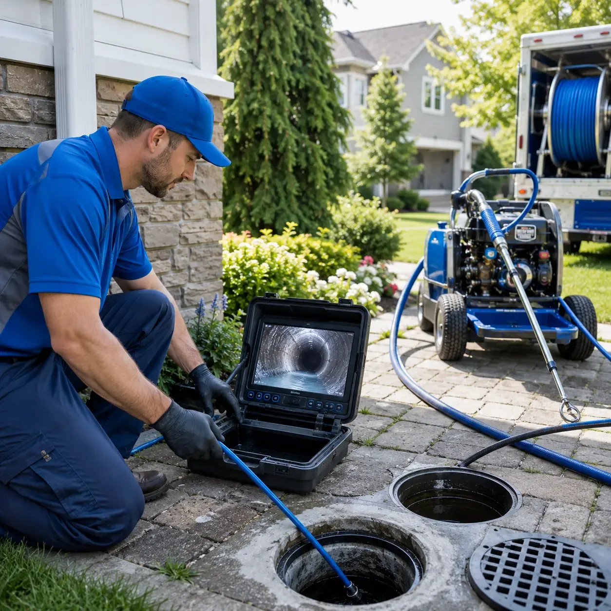 Outdoor drain cleaning professionals serving Pleasantville, IA