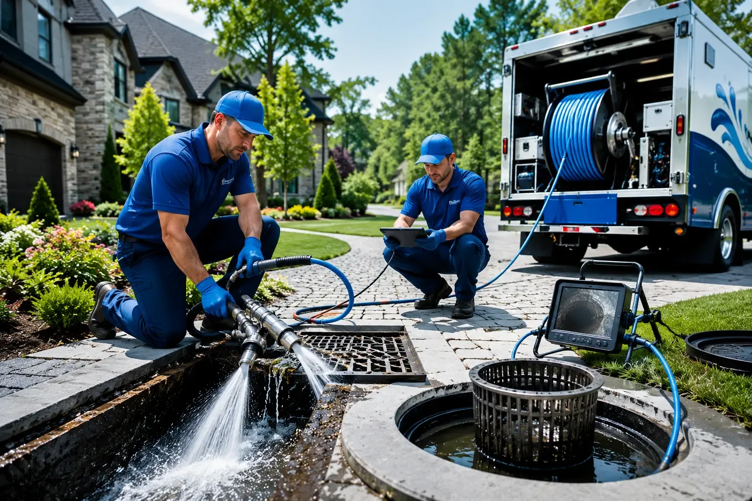 Local outdoor drain cleaning professionals in Pleasantville, IA